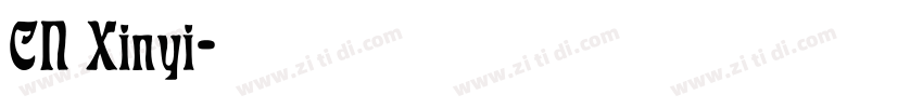CN Xinyi字体转换